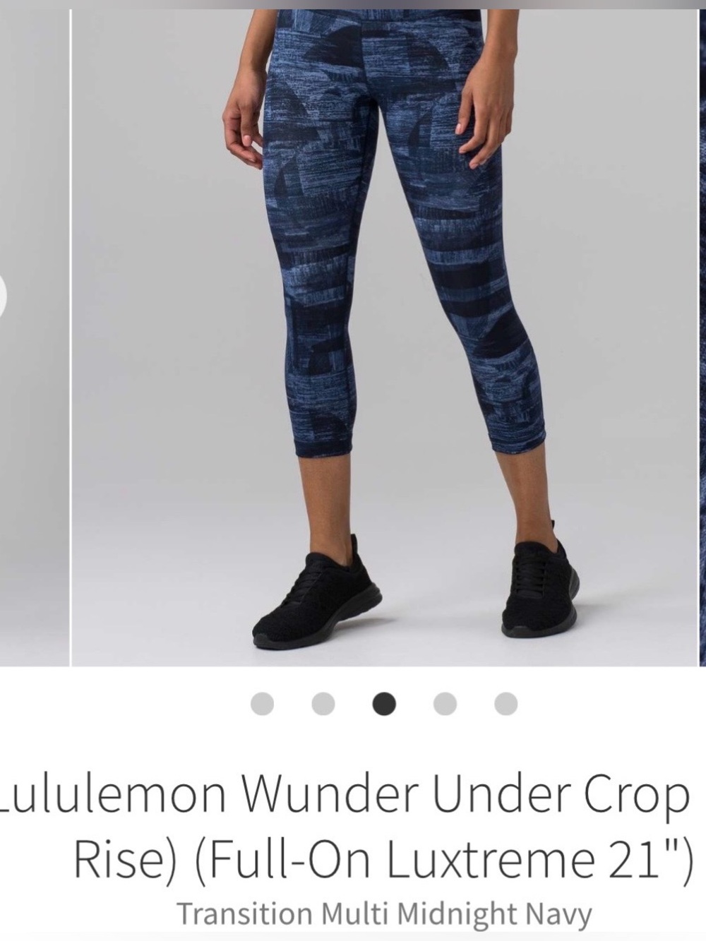 Lululemon Wunder Under Crop (Hi-Rise)